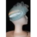 's Light Blue Satin Pillbox Dress Hat  eb-78924639